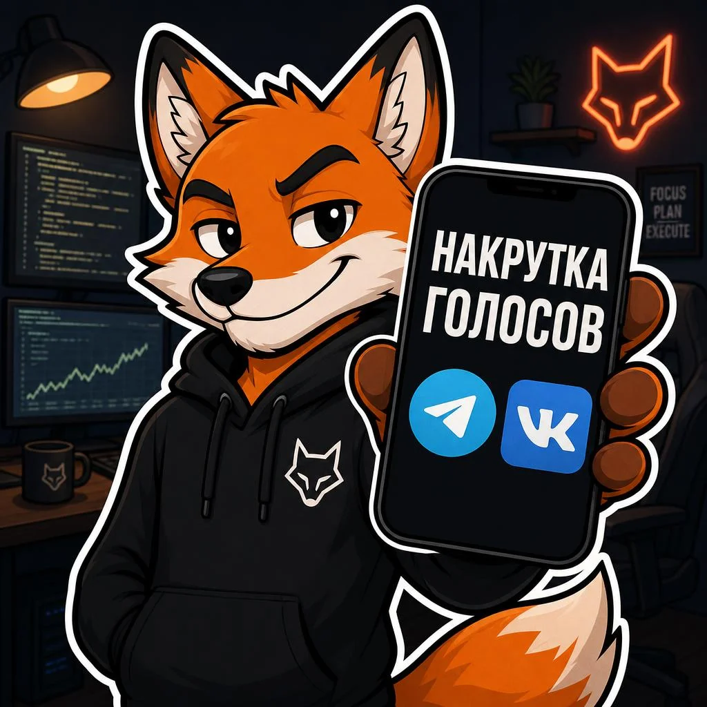 Лис голосует в соцсетях
